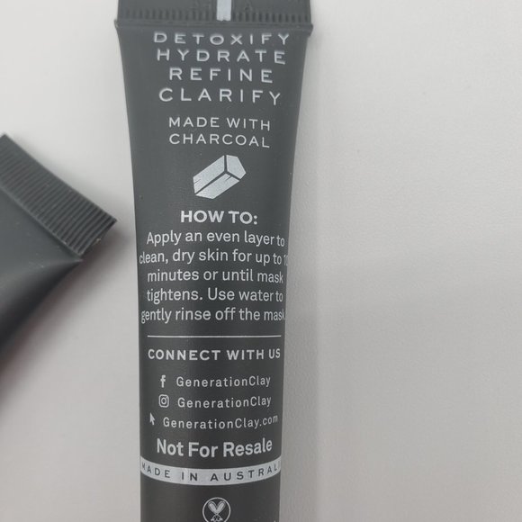 🦋5/$25 3x GENERATION CLAY Detoxifying Charcoal Australian Clay Mask - Picture 5 of 14